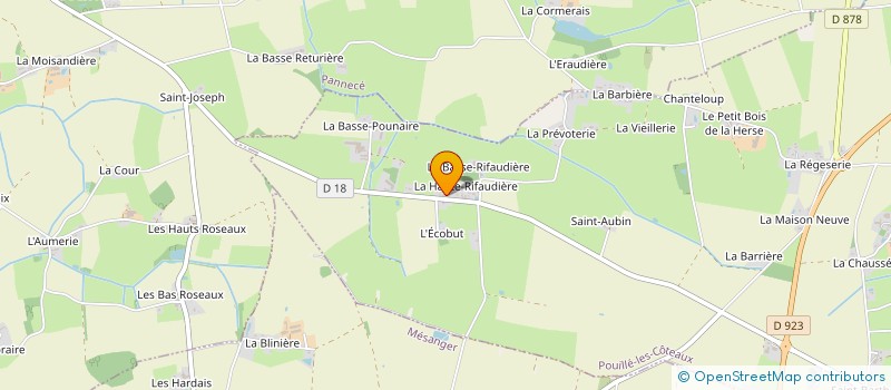 localisation de l'entreprise RENOVA à POUILLE-LES-COTEAUX