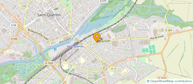 localisation de l'entreprise RENOVA à SAINT-QUENTIN