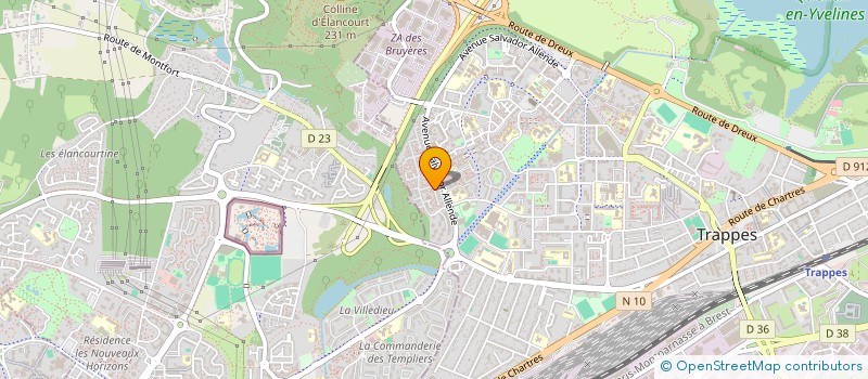 localisation de l'entreprise RENOVA à TRAPPES