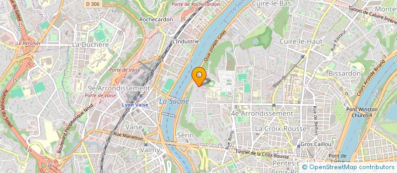 localisation de l'entreprise RENOVA  LYON 4EME