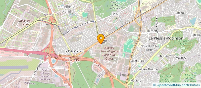 localisation de l'entreprise RENOVA 92 à CLAMART