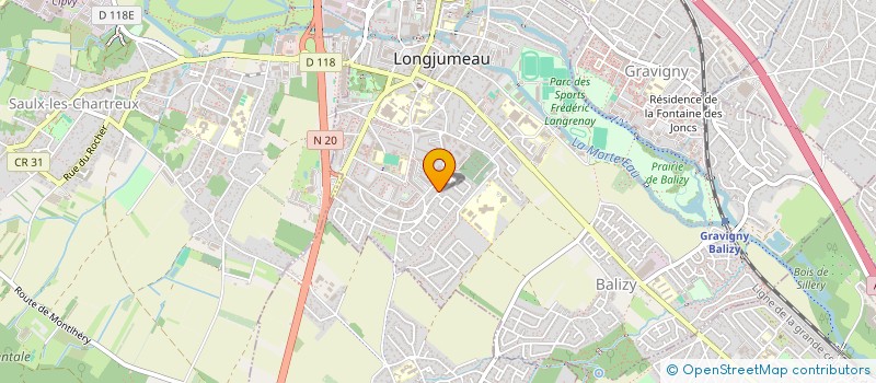 localisation de l'entreprise RENOVA à LONGJUMEAU