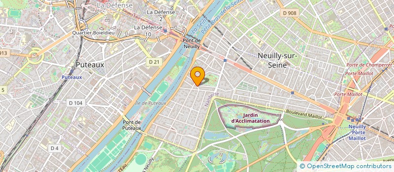 localisation de l'entreprise RENOVA à NEUILLY-SUR-SEINE