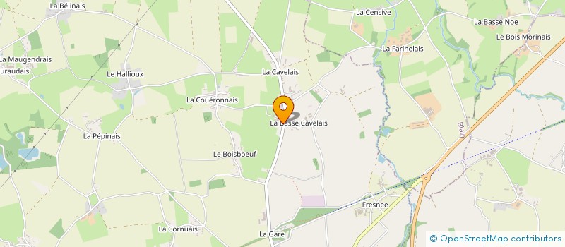 localisation de l'entreprise RENOVA  BOUVRON