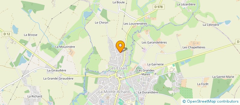 localisation de l'entreprise RENOVA'ART  SAINT-GEORGES-DE-POINTINDOUX