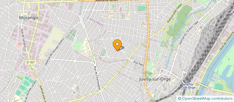 localisation de l'entreprise RENOVA BAT à JUVISY-SUR-ORGE
