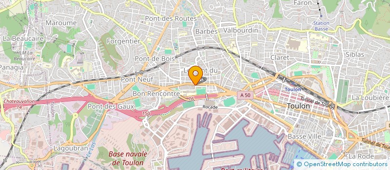 localisation de l'entreprise RENOVA BATI AZUR  TOULON