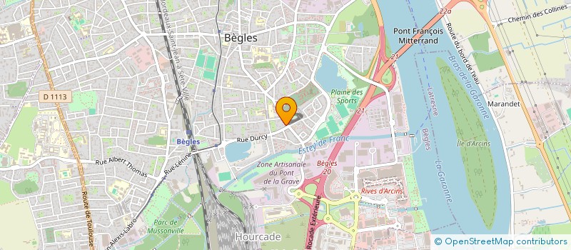 localisation de l'entreprise RENOVA BORDEAUX à BEGLES