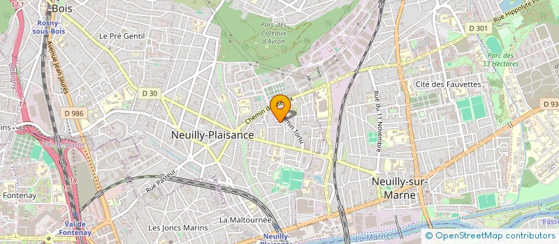 localisation de l'entreprise RENOVA DECO à NEUILLY-PLAISANCE