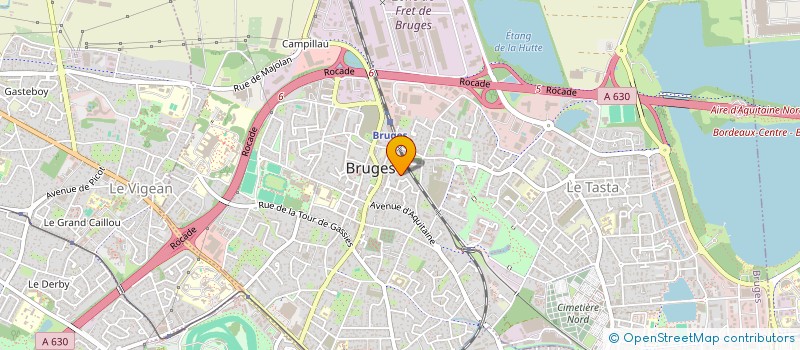 localisation de l'entreprise RENOVA EXPERT à BRUGES