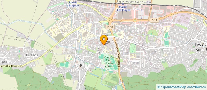 localisation de l'entreprise RENOVA LIB à PLAISIR