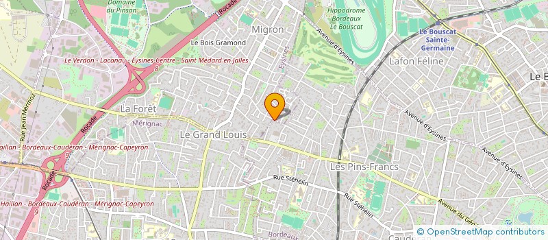 localisation de l'entreprise RENOVA PATRIMOINE  BORDEAUX