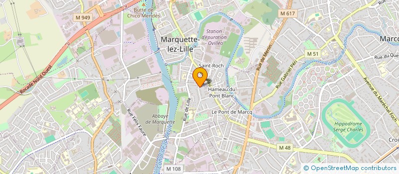 localisation de l'entreprise RENOVA STYL 59 à MARQUETTE-LEZ-LILLE