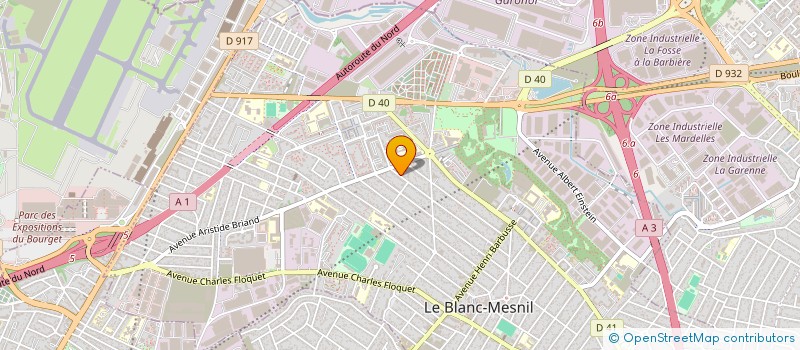 localisation de l'entreprise RENOVA-Z à LE BLANC-MESNIL