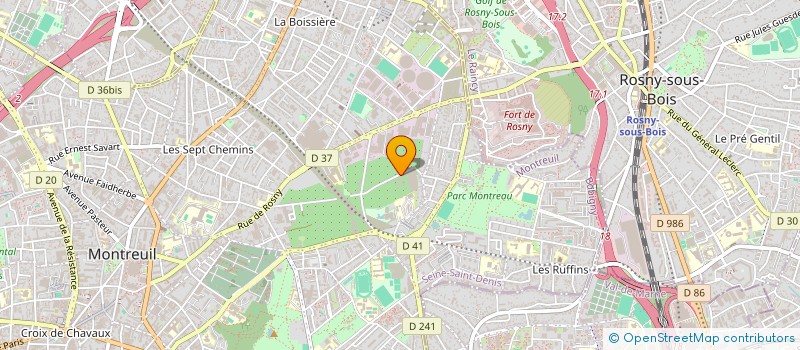 localisation de l'entreprise RENOVABAT à MONTREUIL