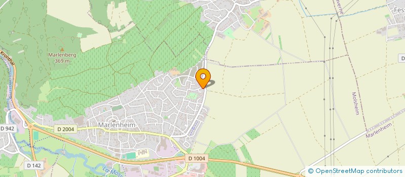 localisation de l'entreprise RENOVABITAT  MARLENHEIM