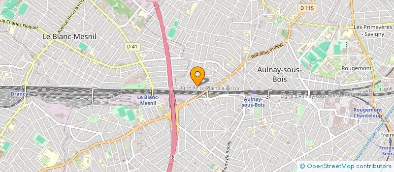localisation de l'entreprise RENOVACTION 77 à AULNAY-SOUS-BOIS