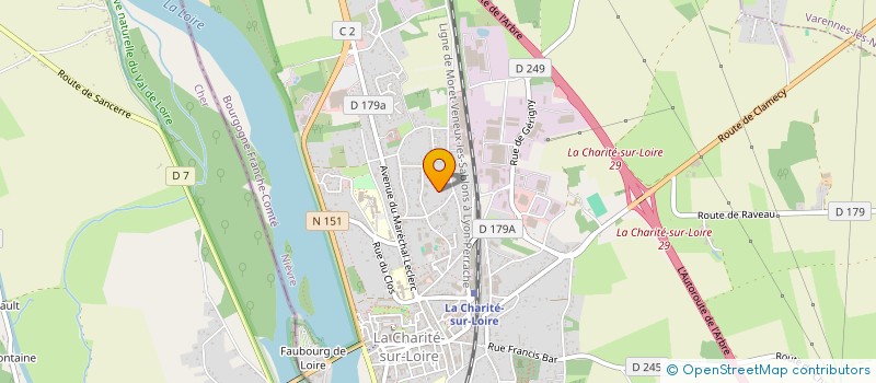 localisation de l'entreprise RENOVACTION58  LA CHARITE-SUR-LOIRE