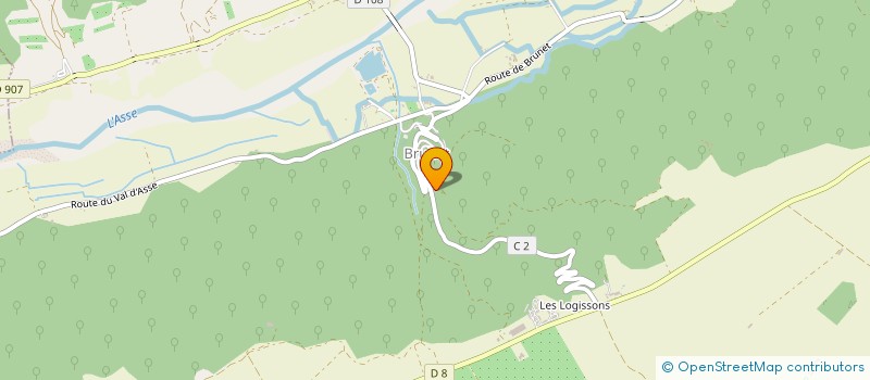 localisation de l'entreprise RENOVADECO SARL  BRUNET