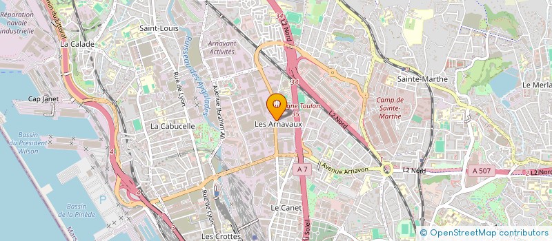 localisation de l'entreprise RENOVADMIN  MARSEILLE