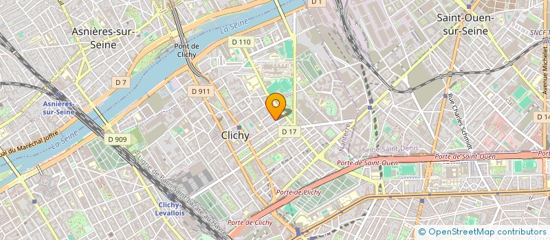 localisation de l'entreprise RENOVAG 18 à CLICHY