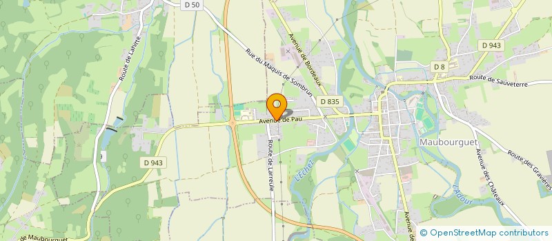 localisation de l'entreprise RENOVAIDE  MAUBOURGUET