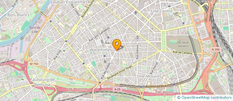 localisation de l'entreprise RENOVALA-IMMOBILIER à LILLE
