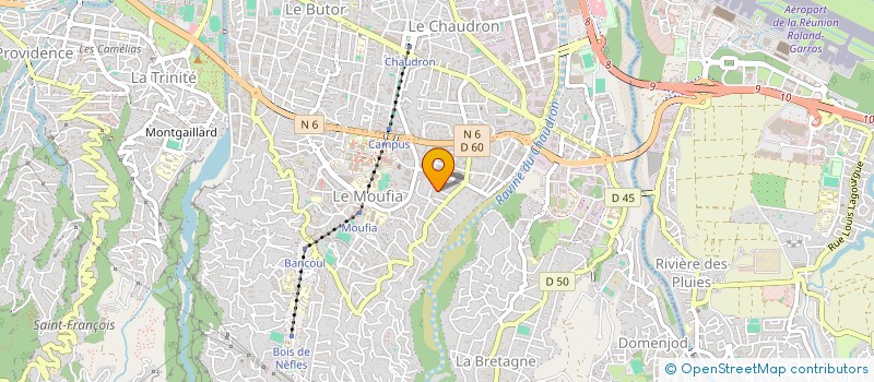 localisation de l'entreprise RENOVALI à SAINT-DENIS