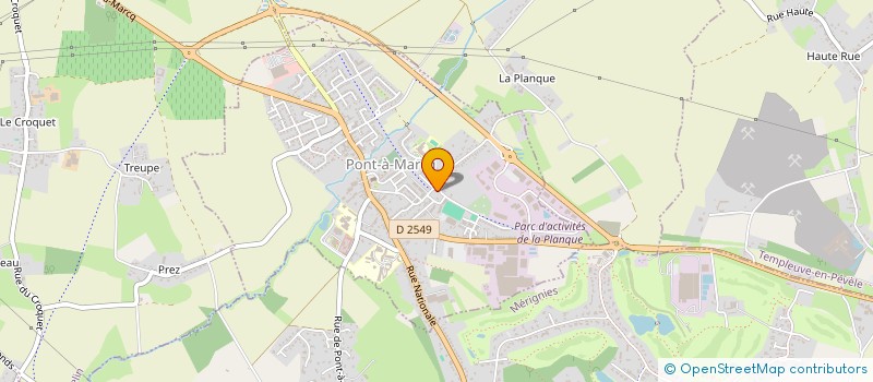 localisation de l'entreprise RENOVALLET à PONT-A-MARCQ