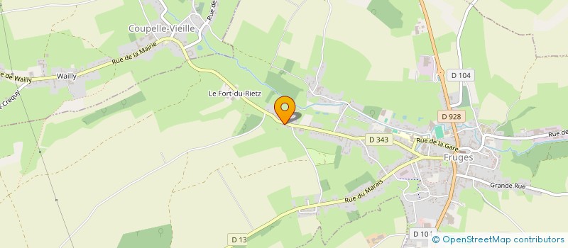 localisation de l'entreprise RENOVANET à FRUGES