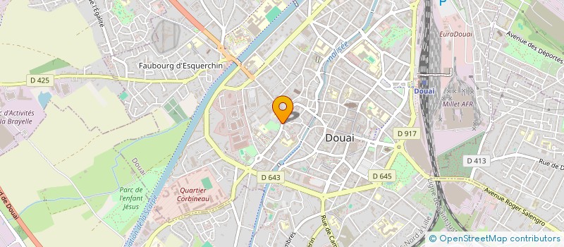 localisation de l'entreprise RENOVANEUF  DOUAI