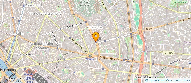 localisation de l'entreprise RENOVAPYC  PARIS
