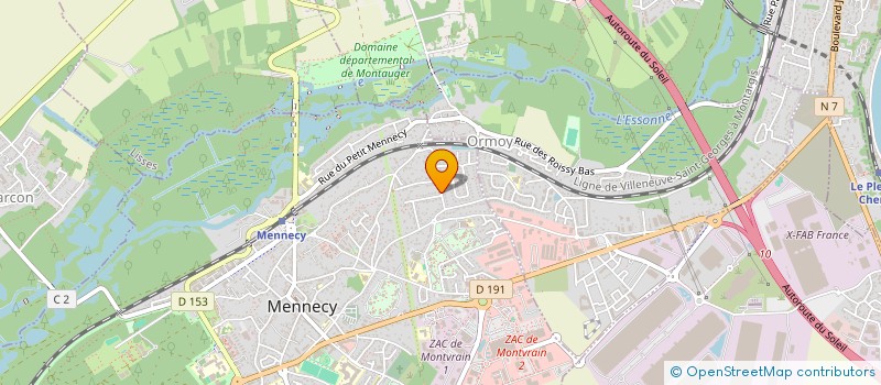 localisation de l'entreprise RENOVAR à MENNECY