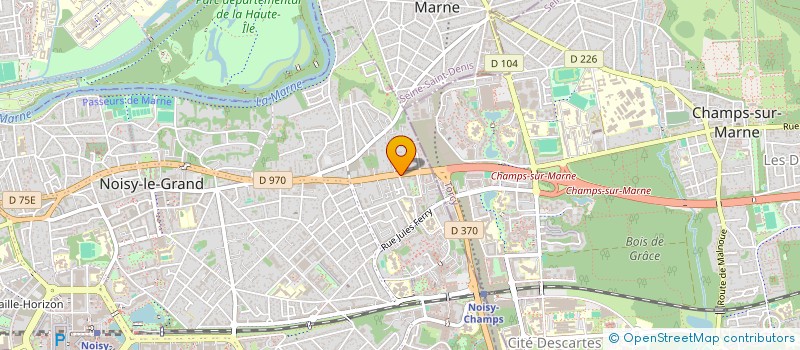 localisation de l'entreprise RENOVART à NOISY-LE-GRAND