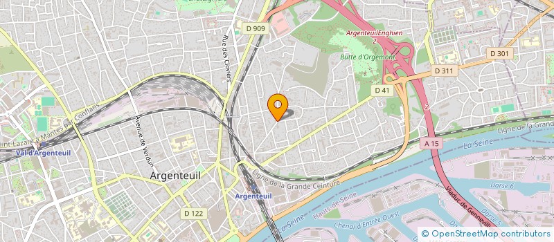 localisation de l'entreprise RENOVARTPLUS  ARGENTEUIL