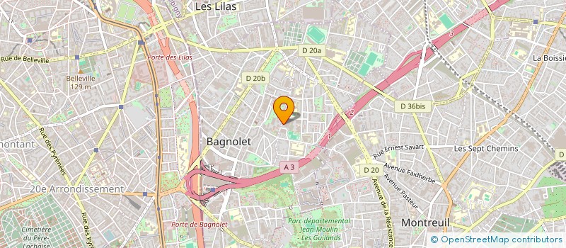 localisation de l'entreprise RENOVATEURS BTP à BAGNOLET