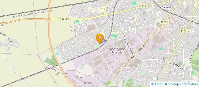 localisation de l'entreprise RENOVATIO à LUCE