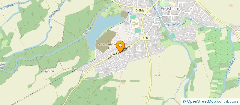 localisation de l'entreprise RENOVATIO à ENSISHEIM