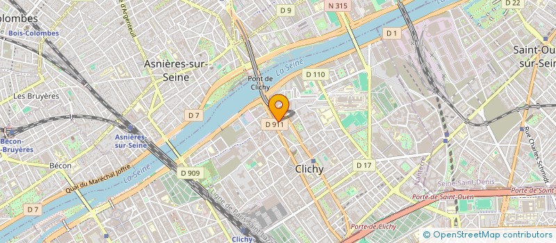 localisation de l'entreprise RENOVATIO à CLICHY