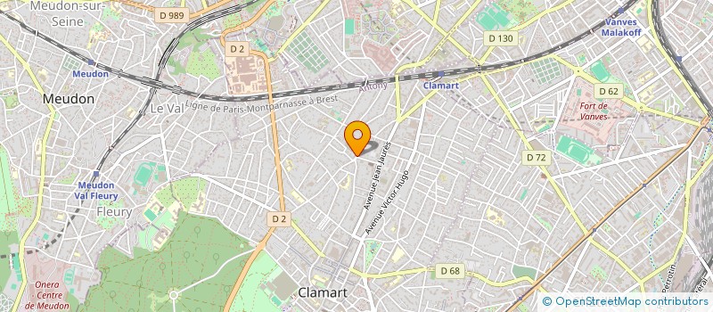 localisation de l'entreprise RENOVATIO à CLAMART