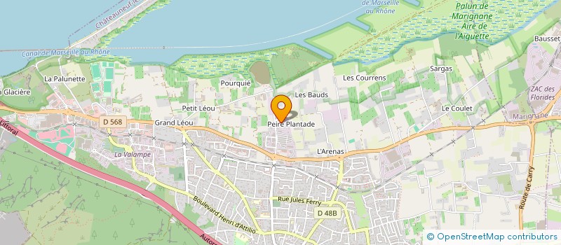 localisation de l'entreprise RENOVATION 2 MACONNERIE à CHATEAUNEUF-LES-MARTIGUES