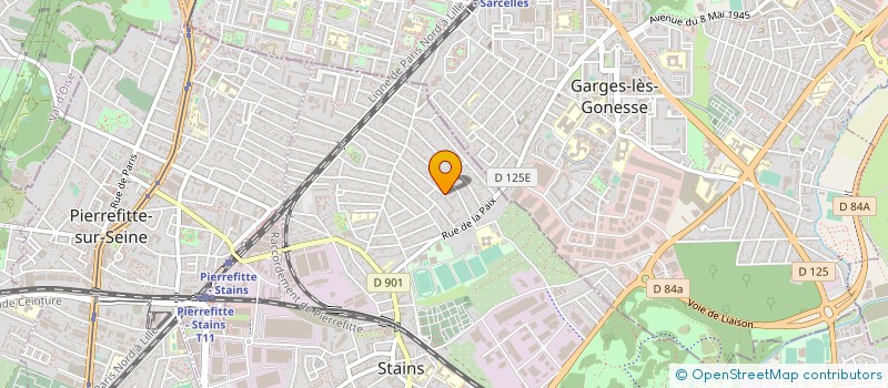 localisation de l'entreprise RENOVATION 3 D  STAINS