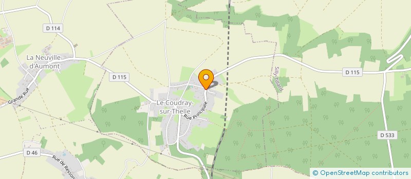 localisation de l'entreprise RENOVATION 3000  LE COUDRAY-SUR-THELLE