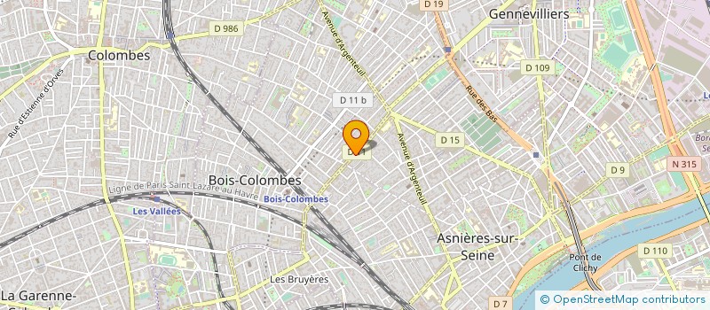 localisation de l'entreprise RENOVATION A.M.R à ASNIERES-SUR-SEINE
