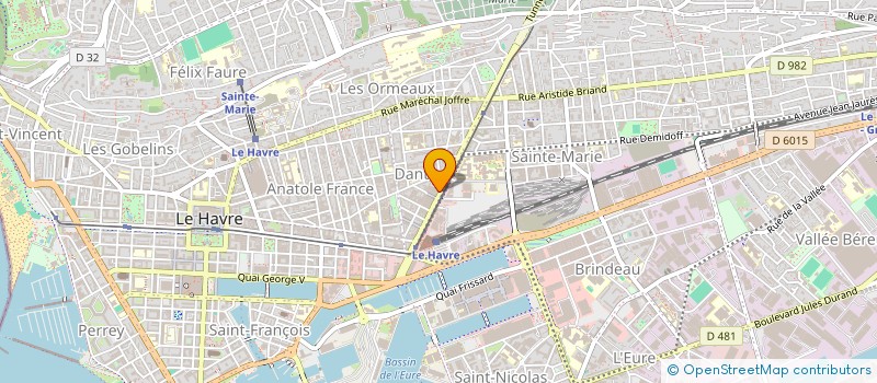 localisation de l'entreprise RENOVATION A NOTRE FACON  LE HAVRE