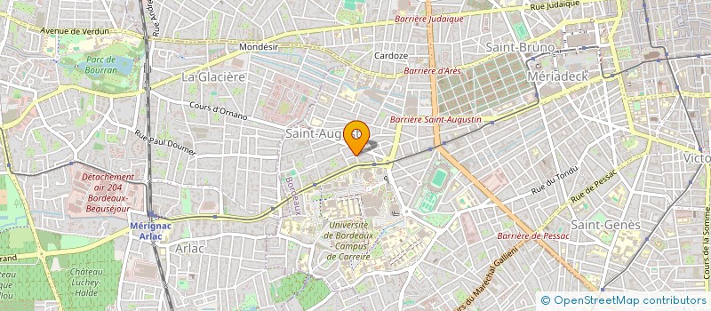 localisation de l'entreprise RENOVATION AGENCEMENT INTERIEUR à BORDEAUX