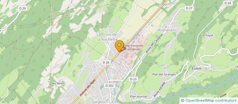 localisation de l'entreprise RENOVATION AGENCEMENT JULLIAND RENALD  LA CROIX-DE-LA-ROCHETTE