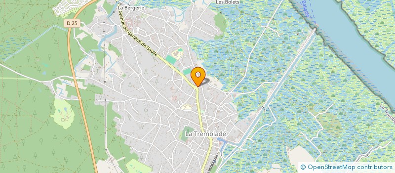 localisation de l'entreprise RENOVATION AGRANDISSEMENT ISOLATION CONSTRUCTION ELENA - RAICE  LA TREMBLADE