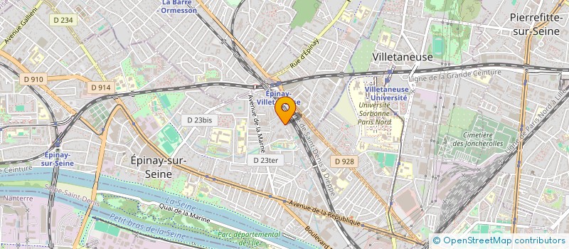 localisation de l'entreprise RENOVATION ALPHA à EPINAY-SUR-SEINE
