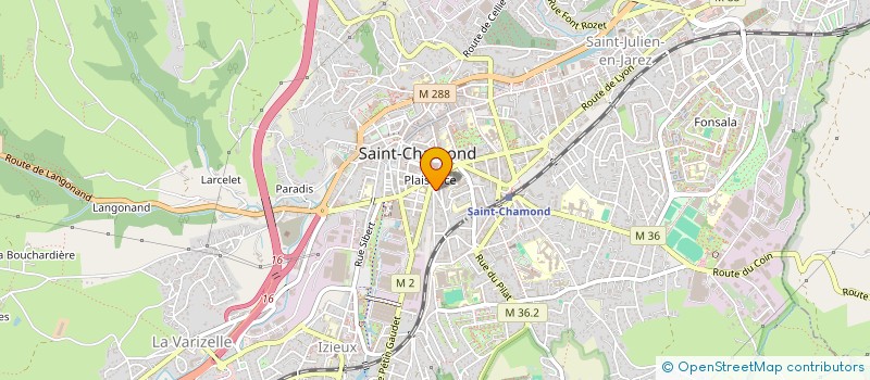 localisation de l'entreprise RENOVATION AMELIORATION GLOBAL HABITAT à SAINT-CHAMOND